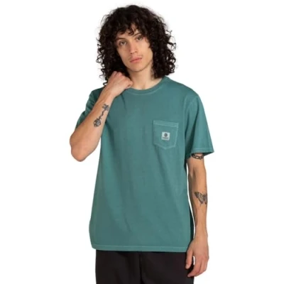 Abbildung von Element Basic Pocket T Shirt für Männer Blau