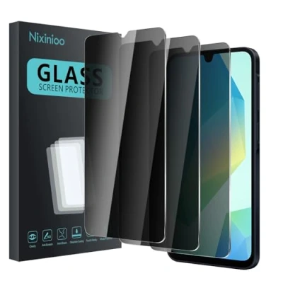 Abbildung von [3 Stück] Sichtschutz Schutzfolie für Samsung Galaxy A16, Anti Spy Schutzglas, Sichtschutzfolie, [Anti Spion] [9H Härte ] [Bläschenfrei] [Kratzfest]