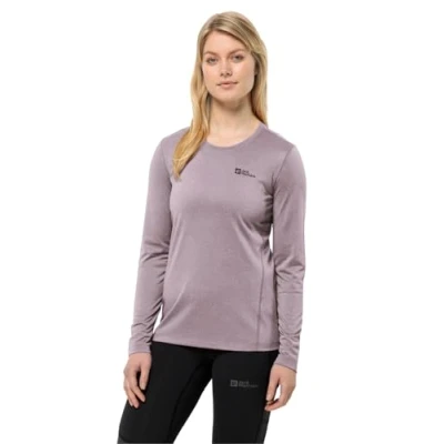 Abbildung von Jack Wolfskin Damen Sky Thermal L/S Wander Shirt, Wild Blossom, XS EU