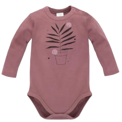 Abbildung von Pinokio Bodysuit TRES BIEN, 100% Cotton, pink with Flower, Girls 62 92 (62)