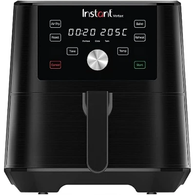 Abbildung von Instant Brands Vortex 6 Plus 4 in 1 Heißluftfritteuse 1700W, 3,7L Heißluft Frittieren, Backen, Braten, Grillen, Dehydrator und Speisenwärmer