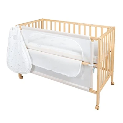 Abbildung von roba Beistellbett, safe asleep Room Bed, 60 x 120 cm &#039;Sternenzauber&#039;, Anstellbett, natur