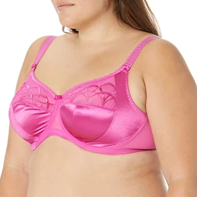 Abbildung von ELOMI Damen Cate Underwire Full Cup Banded Bra BH mit voller Abdeckung, Durchsichtig, Camelia, 80FF
