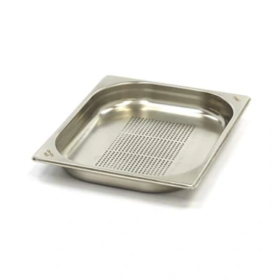 Abbildung von Maxima Gastro Gastronormbehälter 1/2 GN 4 cm Tief Edelstahl Perforiert