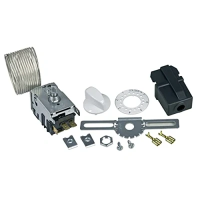 Abbildung von Danfoss 077B7008 UNIVERSAL Thermostat Nr.8 Temperaturregler Kühlthermostat Kapillarrohr 2000mm 6,3 mm AMP für Flaschen Getränke Kühlschrank Weinklimaschrank Weinkühler auch Nr.48