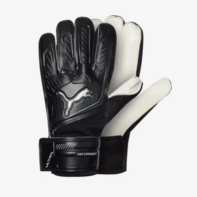 Abbildung von ULTRA PLAY RC Torwarthandschuhe Erwachsene PUMA Black Silver Metallic