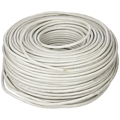 Abbildung von LogiLink CPV0033 Installationskabel Kat.6 CCA U/UTP EconLine aus PVC in grau 100 m