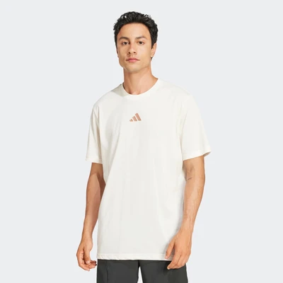 Abbildung von adidas Performance ONE AT A TIME Graphic Sport Tshirt, Herren, Größe: Large, Chalk white