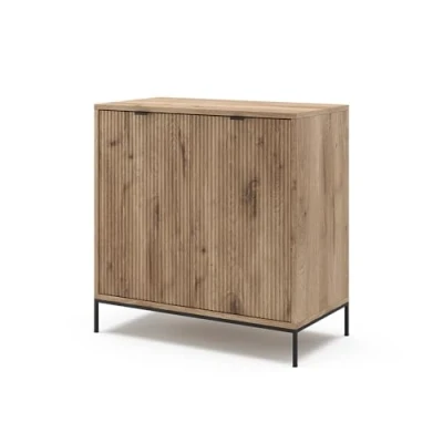 Abbildung von Vicco Kommode Eliza, Viking Oak, 80 x 81.2 cm mit 2 Türen