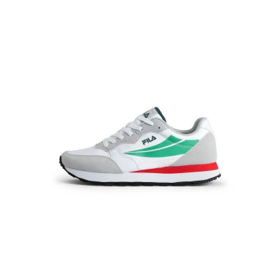 Abbildung von Fila Hypert Sneaker low, Herren, Größe: 40, White/mint/red Leder und textil