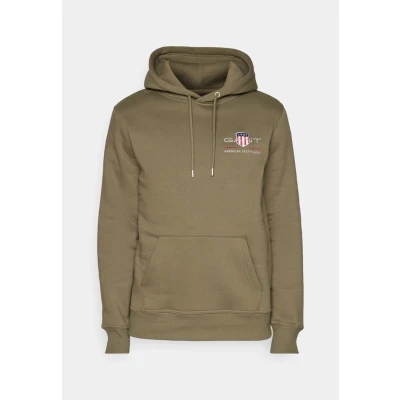 Abbildung von GANT Medium Archive Shield Hoodie Sweatshirt, Herren, Größe: Small, Grün