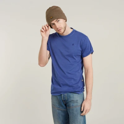 Abbildung von G STAR LASH Tshirt basic, Herren, Größe: Medium, Imperial blue gd