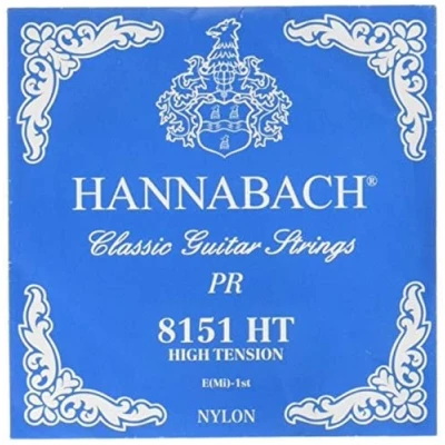 Abbildung von Hannabach Saiten für Klassikgitarre Serie 815 E1 High Tension Silver Special, Gitarrensaiten (hochwertig, Allzweck Saite fast jedes Instrument, klassische Gitarre, Made in Germany)