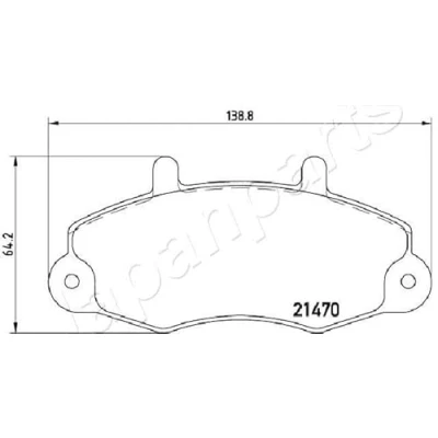 Abbildung von JAPANPARTS RU 3004 Federbeinstützlager Vorderachse MAZDA: 6 Limousine, Station Wagon, Hatchback