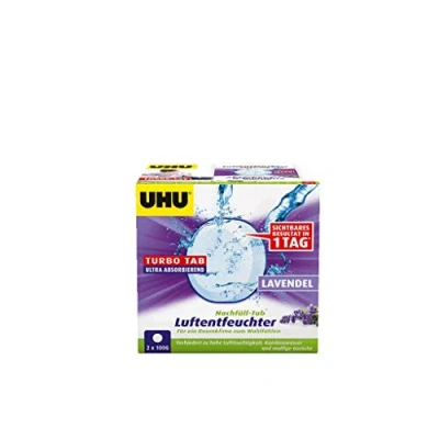 Abbildung von UHU Luftentfeuchter Nachfülltabs Lavendel, 2 x 100