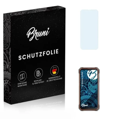 Abbildung von Bruni Schutzfolie kompatibel mit Blackview BV8800 Folie, glasklare Displayschutzfolie (2X)