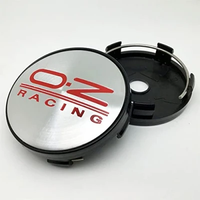 Abbildung von 4 Stück Nabendeckel Radnabendeckel für OZ Racing 60mm, Radnabenkappen Radnabenabdeckung Wasserdicht Staubdicht Felgendeckel mit Logo,B 60mm