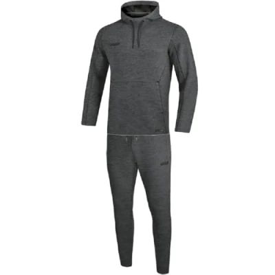 Abbildung von JAKO Herren Jogginganzug Premium Basics mit Kapuzensweat, anthrazit meliert, S, M9629