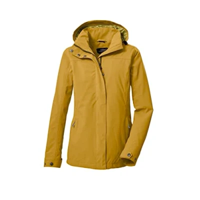 Abbildung von killtec Damen Funktionsjacke/Outtdoorjacke mit abzippbarer Kapuze KOS 92 WMN JCKT, dunkelgelb, 34, 39145 000