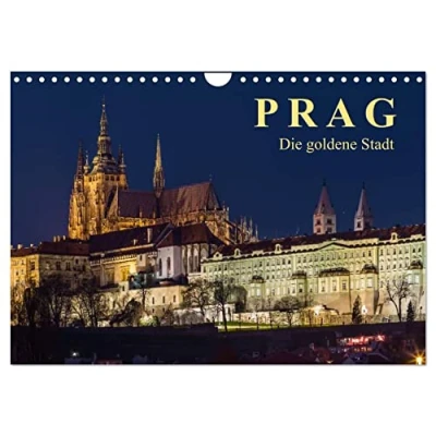 Abbildung von Prag die goldene Stadt (Wandkalender 2025 DIN A4 quer), CALVENDO Monatskalender