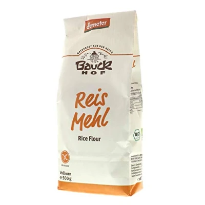 Abbildung von Bauckhof Reismehl Vollkorn, Demeter, 500g