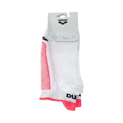 Abbildung von Arena Unisex Erwachsene Lauf Socken Basic Sportsocken, Black White, L