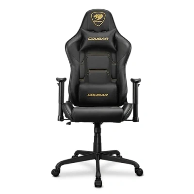 Abbildung von COUGAR Armor Elite Gaming Stuhl, Stahlrahmen, atmungsaktives PVC Leder, 160 Liegesystem, 120 kg Tragkraft, 2D verstellbare Armlehne, 5 Sterne Stahlbasis, Royal