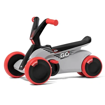 Abbildung von Berg GO² 2in1 Rutschauto, Rutscher &amp; Laufrad, Kinderrutscher, Kinderauto mit Ausklappbare Pedale, Kinderspielzeug für Kinder von 10 Monaten (SparX Rot)