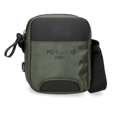 Abbildung von Pepe Jeans Bromley Kleine Umhängetasche Grün 15x19,5x6 cm Polyester, grün, Talla única,