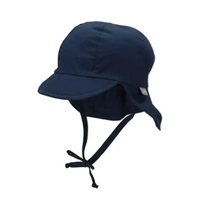 Abbildung von Sterntaler CAP WITH NECK Protection Hut für Kinder, Größe: 43, Navy