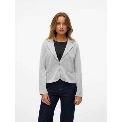 Abbildung von Vero Moda Vmemma Blazer, Damen, Größe: 38, Light grey melange