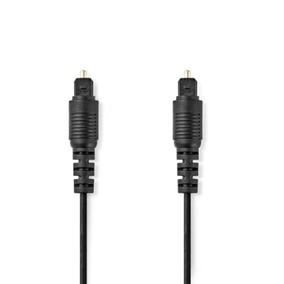 Abbildung von NEDIS Optisches Audiokabel Toslink Stecker 3.00 m rund PVC Schwarz Plastikbeutel