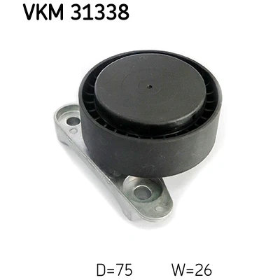 Abbildung von SKF VKM 31338 Spannrolle SEAT: Ibiza 4 Schrägheck, Sportcoupe, Toledo VOLKSWAGEN: Polo V up! Schrägheck