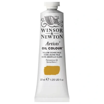 Abbildung von Winsor &amp; Newton 1214746 Artists Ölfarbe 37ml Tube, Künstler mit höchstmöglicher Pigmentierung, höchste Lichtechtheit Gelber Ocker Blass