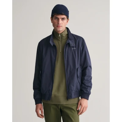 Abbildung von GANT Lightweight Harrington Jacket Übergangsjacke, Herren, Größe: Small, Evening blue
