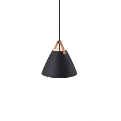 Abbildung von Hängeleuchte Strap in Schwarz, Ø 27 cm