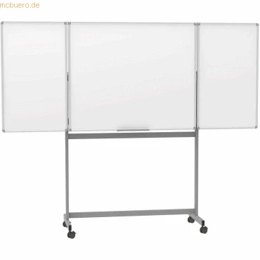 Abbildung von Maul Mobiles Whiteboard Maulstandard drehbar Emaille 240x100cm