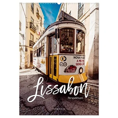 Abbildung von Lissabon Perspektiven (Wandkalender 2025 DIN A2 hoch), CALVENDO Monatskalender