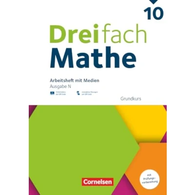 Abbildung von Dreifach Mathe Ausgabe N 10. Schuljahr: Grundkurs Arbeitsheft mit Medien und Lösungen Inkl. Erklärvideos interaktiven Übungen