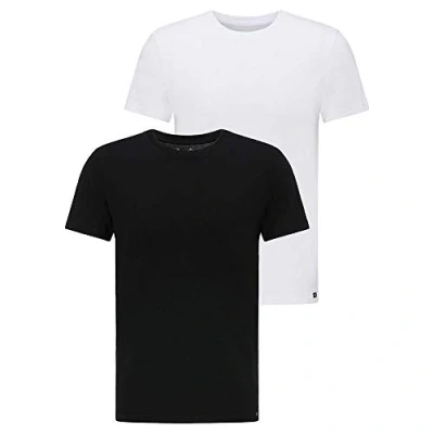 Abbildung von Lee TWIN CREW 2 PACK Tshirt basic, Herren, Größe: Small, Black/white