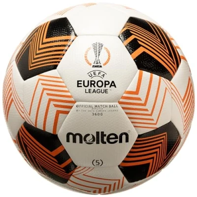 Abbildung von Molten UEFA Europa League 2023/24 Fußball weiß/orange, 5