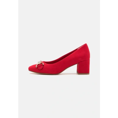 Abbildung von MARCO TOZZI Damen Pumps mit Blockabsatz Vegan, Rot (Red), 37 EU