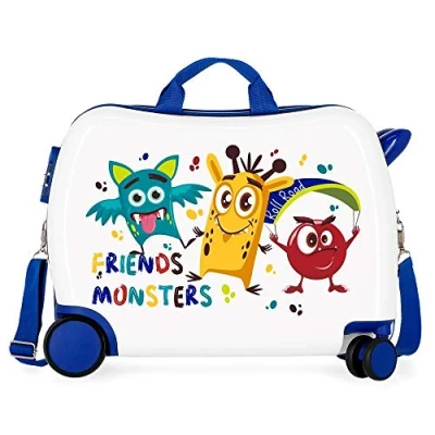 Abbildung von Roll Road Little Me Kinder Koffer Mehrfarbig 50x38x20 cms Hartschalen ABS Kombinationsschloss 34L 2,1Kgs 4 Räder Handgepäck