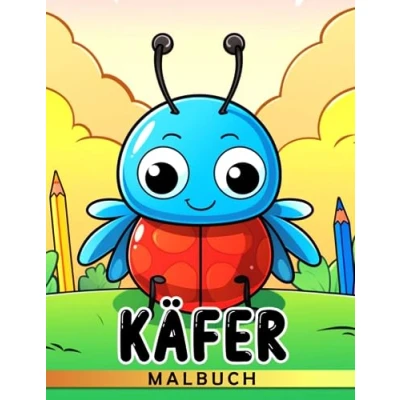Abbildung von Käfer Malbuch: 30 Seiten mit niedlichen und einfachen Insekten Malvorlagen für Kinder, Kleinkinder Kindergarten. Perfekt als besonderes Geschenk oder Wichtelgeschenk.
