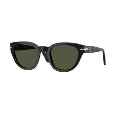 Abbildung von Persol Unisex PO3379S 95/31 Gläser SONNENBRILLEN Acetat Schwarz Grün Schmetterling Normal