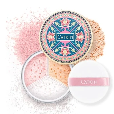 Abbildung von CATKIN Loose Setting Powder, Makeup Fixier Puder, Minimiert Poren Und Feine Linien, farbkorrigierend, Ölabsorbierend, Vegane Formel, Matte Finish