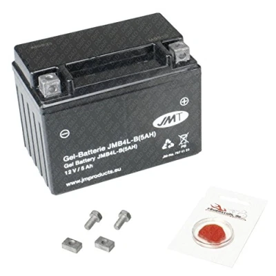 Abbildung von Gel Batterie für Aprilia SR 50 Motard, 2014 (Typ LB), wartungsfrei, 5 Ah, inkl. Pfand 7,50