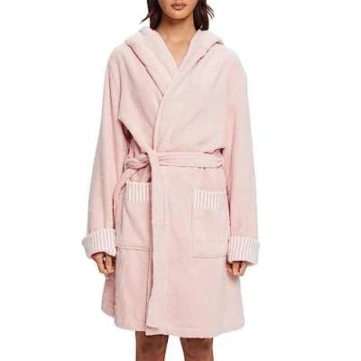 Abbildung von Esprit MIT Streifen Bademantel, Damen, Größe: 38, Rose
