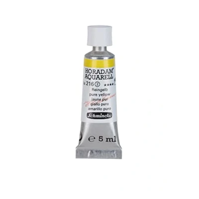 Abbildung von Schmincke HORADAM® AQUARELL feinste Künstler Aquarellfarben, Reingelb 5 ml