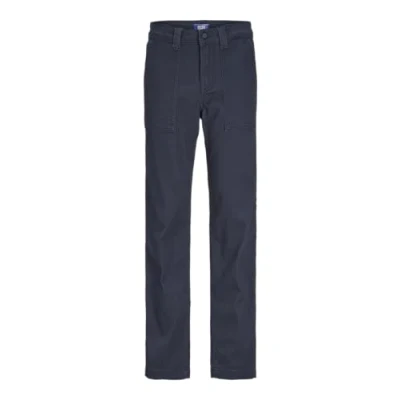 Abbildung von Jack &amp; Jones Junior Klassische Stoffhose für Kinder, Größe: 176, Navy blazer